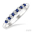 Alternate Gemstone & Diamond Band
