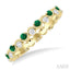 Eternity Alternate Gemstone & Diamond Band