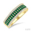 Gemstone & Diamond Fashion Band