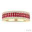 Gemstone & Diamond Fashion Band
