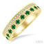 Gemstone & Diamond Fashion Band