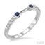 Gemstone & Diamond Fashion Band