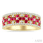 Gemstone & Diamond Fashion Band