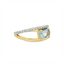 Aquamarine & Diamond Fashion Ring