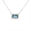 London Blue Topaz & Diamond Necklace