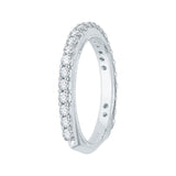 14K White Gold 5/8 ct Diamond Carizza Wedding Band