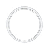 14K White Gold 1/5 ct Diamond Carizza Wedding Band