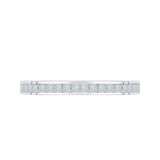 14K White Gold 1/2 ct Diamond Carizza Wedding band