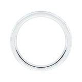 14K White Gold 1/8 ct Diamond Carizza Wedding band