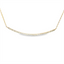 Curved Bar Diamond Necklace