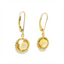 Citrine Lever Back Earrings