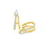 Diamond Huggie Hoop Earrings