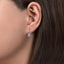 Sterling Silver Floral White Sapphire Earrings