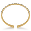 Bujukan Blue Topaz & Diamond Bangle Bracelet