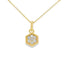 Honeycomb Diamond Pendant