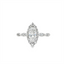 Marquise Diamond Halo Engagement Ring