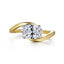 Oval Diamond East-West Solitaire Engagement Ring