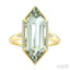 Evoque Gemstone Hexagon Shape & Diamond Ring