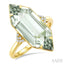 Evoque Gemstone Hexagon Shape & Diamond Ring
