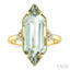 Evoque Gemstone Hexagon Shape & Diamond Ring