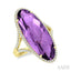 Evoque Gemstone Oval Shape & Halo Diamond Ring