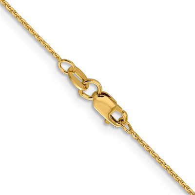 16" Diamond-cut Cable Chain