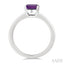 Emerald Shape Gemstone Solitaire Ring