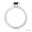 Oval Shape Gemstone Solitaire Ring