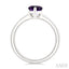 Pear Shape Gemstone Solitaire Ring