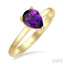 Pear Shape Gemstone Solitaire Ring
