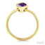 Marquise Shape Gemstone & Diamond Ring
