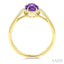 Evoque Gemstone Marquise Shape & Halo Diamond Ring