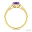 Evoque Gemstone Oval Shape & Halo Diamond Ring