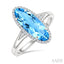 Oval Shape Gemstone & Halo Diamond Ring
