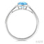 Oval Shape Gemstone & Diamond Ring
