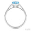 Evoque Gemstone Pear Shape & Diamond Ring