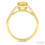 Evoque Gemstone Pear Shape & Diamond Ring