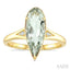 Evoque Gemstone Pear Shape & Diamond Ring
