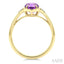 Evoque Gemstone Hexagon Shape & Diamond Ring