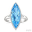 Marquise Shape Gemstone & Halo Diamond Ring