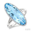 Evoque Gemstone Oval Shape & Halo Diamond Ring