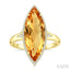 Marquise Shape Gemstone & Halo Diamond Ring