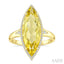 Evoque Gemstone Marquise Shape & Halo Diamond Ring