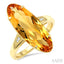 Evoque Gemstone Oval Shape & Diamond Ring