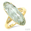Evoque Gemstone Oval Shape & Diamond Ring