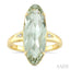Evoque Gemstone Oval Shape & Diamond Ring