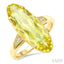 Evoque Gemstone Oval Shape & Diamond Ring