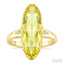 Evoque Gemstone Oval Shape & Diamond Ring