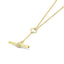 Diamond T-Bar Necklace