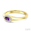 Marquise Shape Gemstone & Halo Diamond Ring